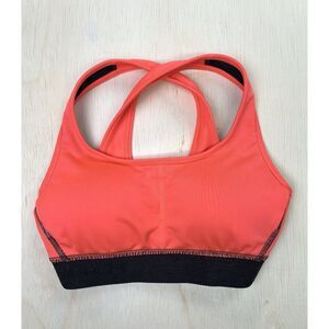 Under Armour Women's Armour Mid Sports Pink Bra - Size XS TP